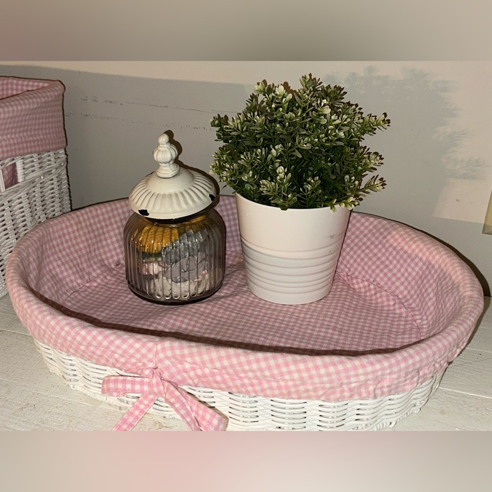 Pottery Barn Kids (PBK) Basket Set and Pull-Backs - Picture 2 of 12